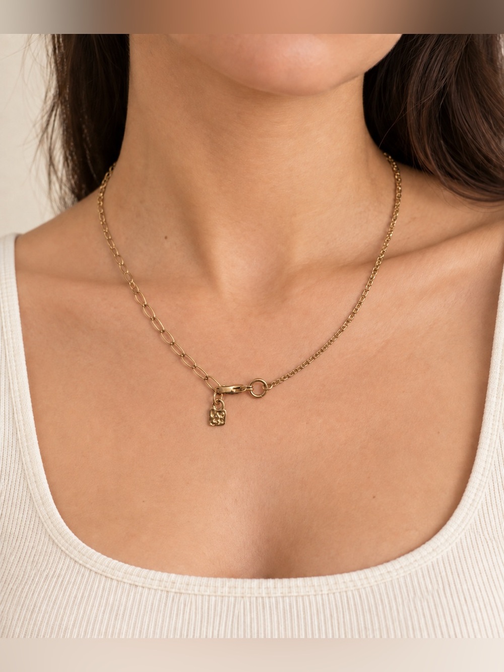 Second Hand 925 Authentic Gold Chain Necklace 45Cm 18”